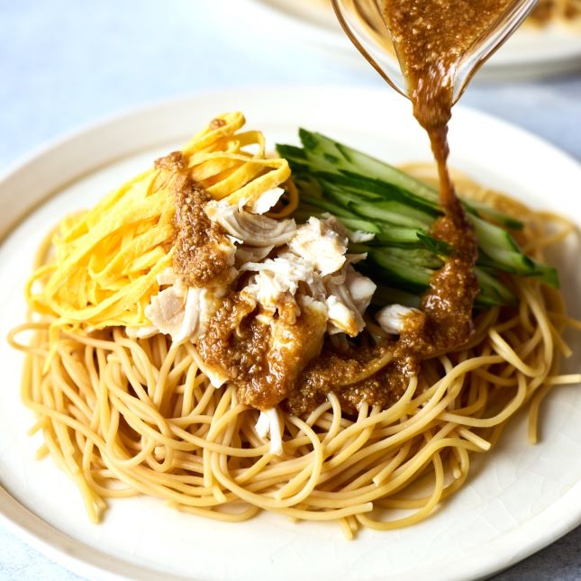 ごま香るバンバンジー風冷やし中華の作り方・レシピ｜ZENB（ゼンブ